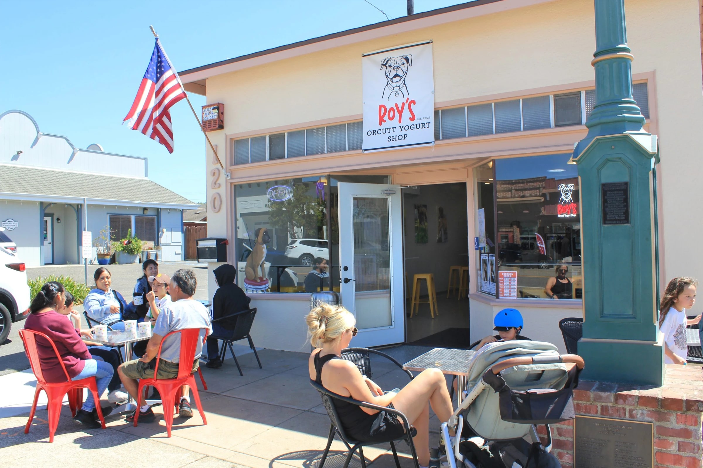 ROY’S Orcutt Yogurt Shop storefront in Old Town Orcutt